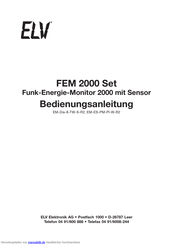 elv FEM 2000 Set Bedienungsanleitung
