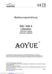 aoyue 90936 Bedienungsanleitung