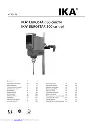 IKA EUROSTAR 100 control Betriebsanleitung