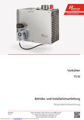 buhler TS 10 Betriebs Und Installationsanleitung