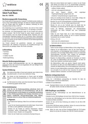Renkforce 1539795 Bedienungsanleitung