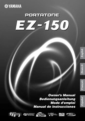 Yamaha EZ-150 PortaTone Bedienungsanleitung