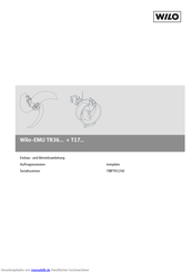 wilo EMU TR36 Series Handbuch