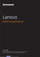 Lenovo M5400 Touch Bedienungsanleitung