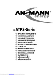 Ansmann Energy ATPS 3615 Bedienungsanleitung