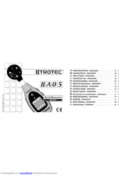 Trotec MultiMeasure BASIC BA05 Bedienungsanleitung