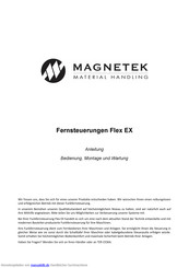 Magnetek Flex EX Series Bedienung, Montage Und Wartung