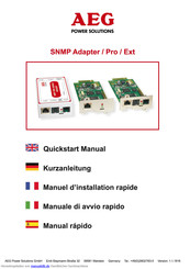 AEG SNMP-mini Kurzanleitung