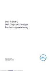 Dell P2418D Bedienungsanleitung