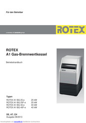 Rotex A1 BG 40-e Betriebshandbuch