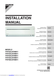 Daikin FWT04CATNMV1 Installationshandbuch