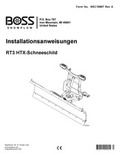 Boss RT3 HTX Installationsanweisungen