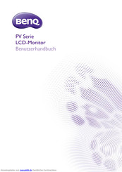 BenQ PV270 Benutzerhandbuch