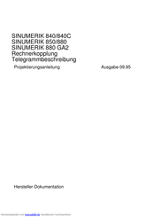 Siemens SINUMERIK 850 Projektierungshandbuch