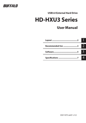 Buffalo HD-HXU3 Series Benutzerhandbuch