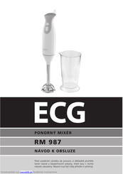 ECG RM 987 Bedienungsanleitung
