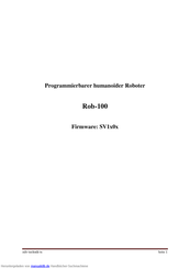 edv-technik-ts Rob-100 Handbuch