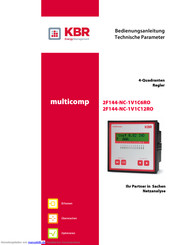 KBR multicomp 2F144-NC-1V1C12RO Bedienungsanleitung, Technische Parameter