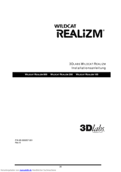 3Dlabs WILDCAT REALIZM 800 Installationsanleitung