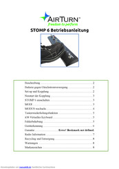 AirTurn STOMP 6 Betriebsanleitung