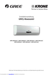 Gree GMV5-N036GA3 Installationsanleitung
