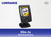 Lowrance Elite-3x Betriebsanleitung