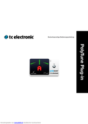 TC Electronic PolyTune Plug-in Bedienungsanleitung