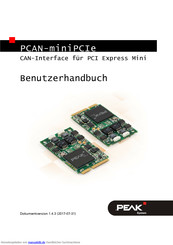 Peak System PCAN-miniPCIe Benutzerhandbuch