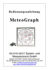Reinhardt Meteograph 100 Bedienungsanleitung