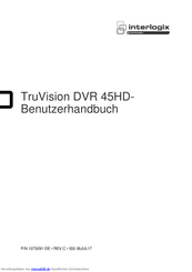 Interlogix TruVision DVR 45HD Benutzerhandbuch