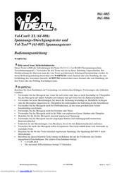 Ideal Vol-Con XL Bedienungsanleitung