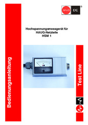 HAUG HSM 1 Bedienungsanleitung