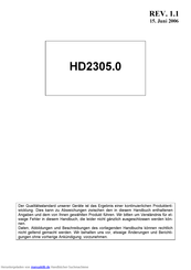 Delta OHM HD2305.0 Handbuch