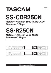 Tascam SS-CDR250N Benutzerhandbuch