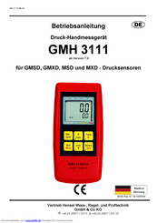Hensel GMH 3111 Betriebsanleitung