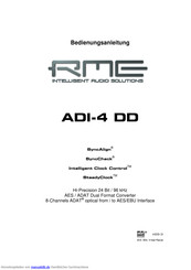 RME ADI-4 DD Bedienungsanleitung