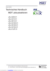MDT JAL-0810D.01 Technisches Handbuch