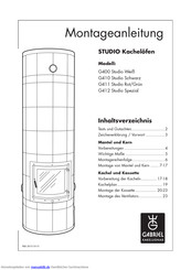 GABRIEL KAKELUGNAR G412 Studio Spezial Montageanleitung