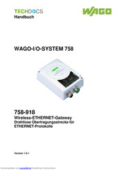 wago 758-918 Handbuch