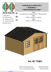 Werth-Holz 71063 Montageanleitung