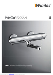 WimTec ECOSAN Montage- Und Bedienungsanleitung