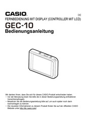 casio GEC-10 Bedienungsanleitung