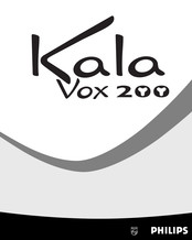 Philips Kala Vox 200 Bedienungsanleitung