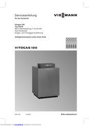 Viessmann Vitogas 100 Typ GS1B Serviceanleitung