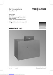 Viessmann Vitogas 100 Typ GS1A Serviceanleitung