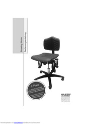 Haider BioSwing works Bestseller Bedienungsanleitung