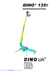 Dinolift DINO 135T Bedienungsanleitung