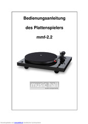 Music Hall Audio mmf-2.2 Bedienungsanleitung