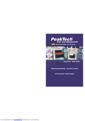 PeakTech 6080 Bedienungsanleitung