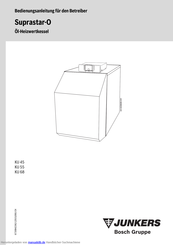 Junkers Suprastar-O KU 45 Bedienungsanleitung